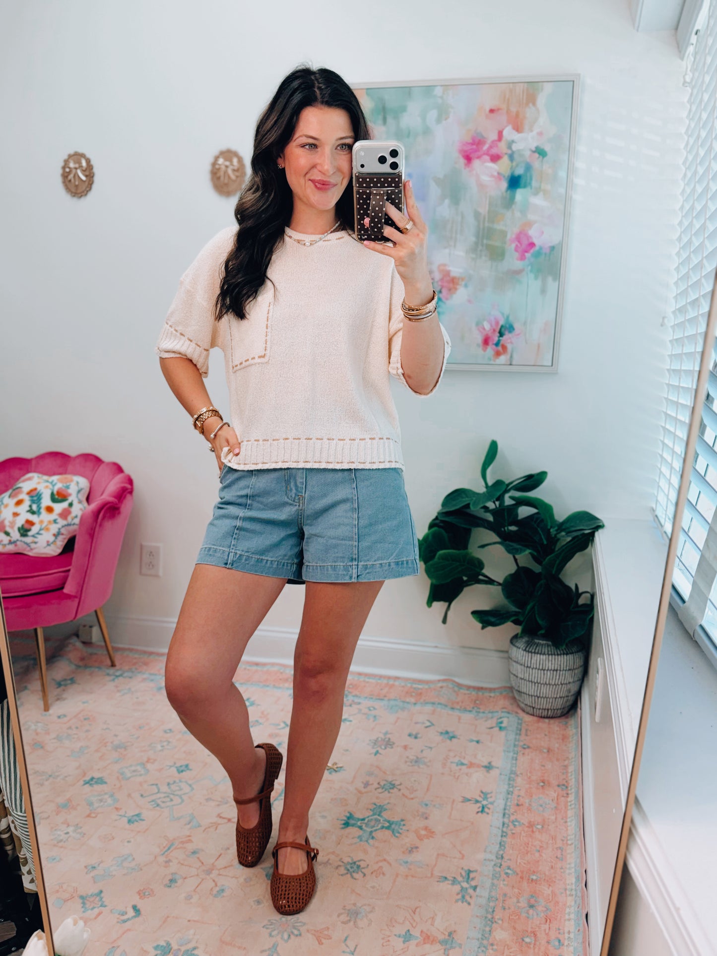 Stitch Knit Basic Top