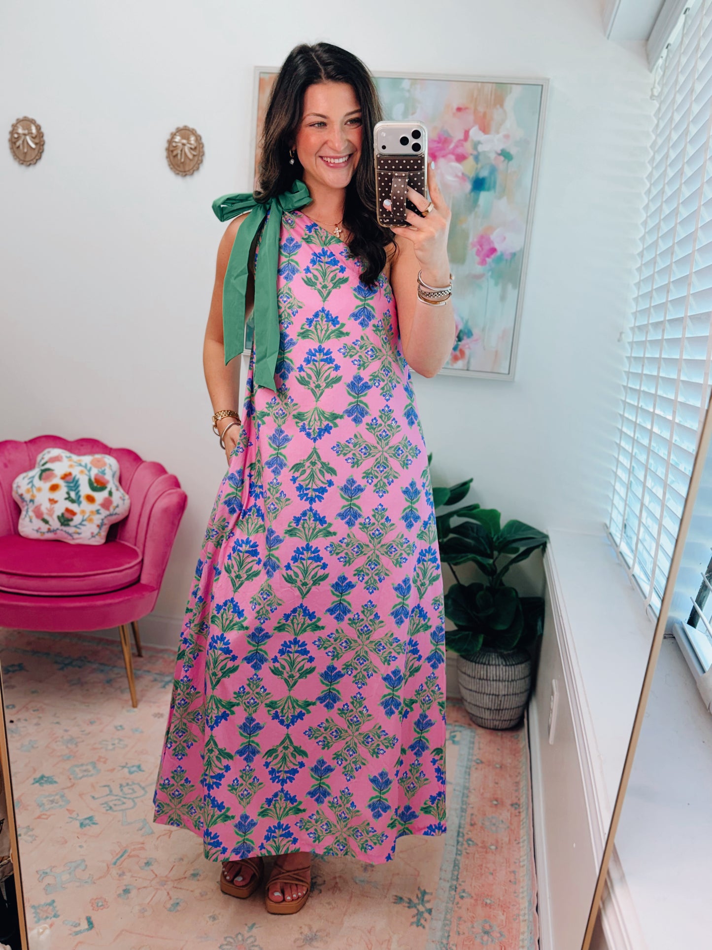 Kennedy Floral One Shoulder Maxi Dress