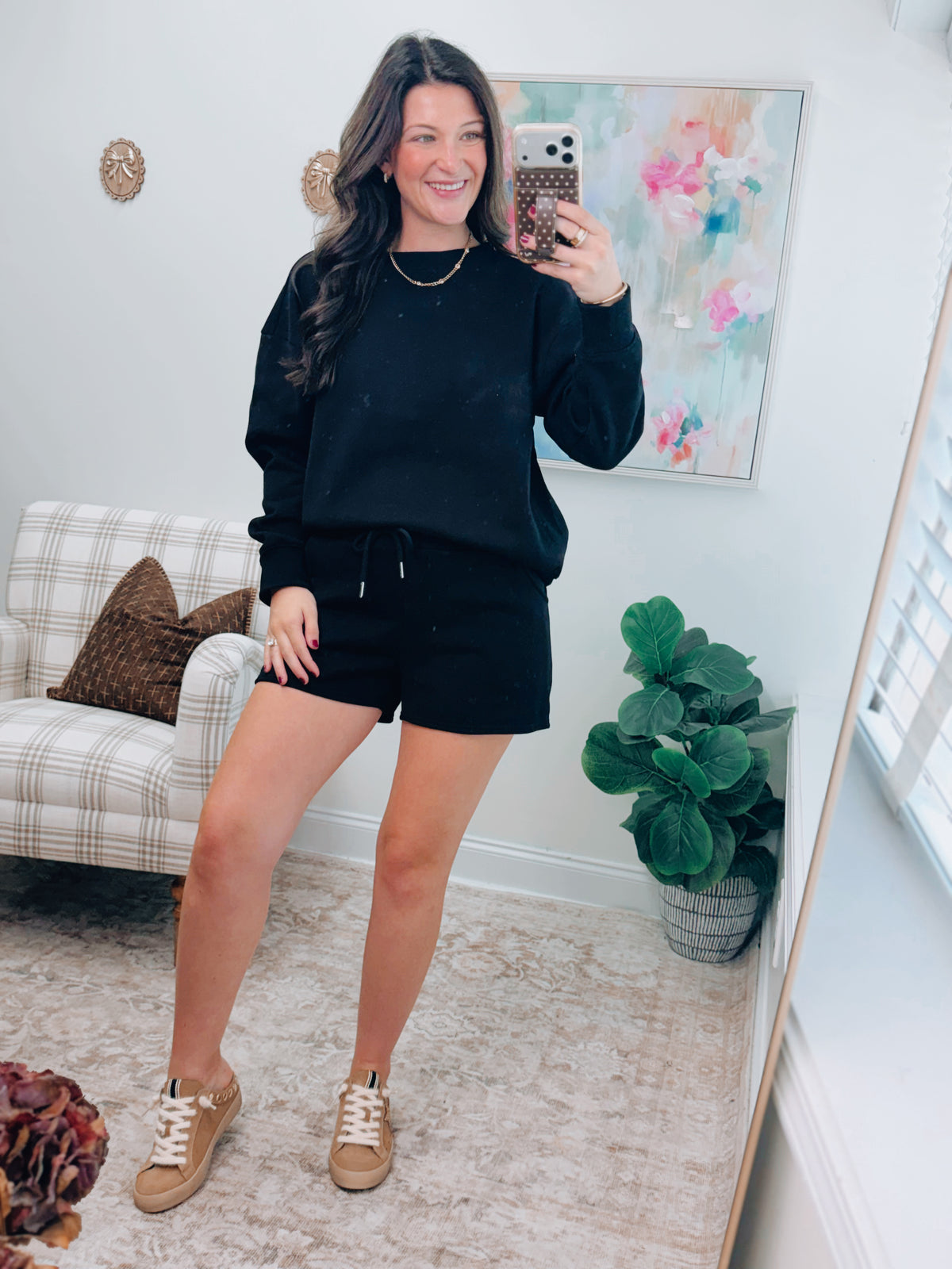 DOORBUSTER | Comfort Lux Shorts Set - Black