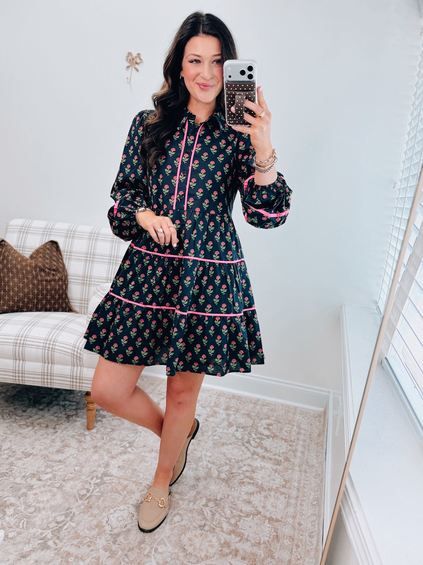 CURVY Birdie Floral Mini Dress