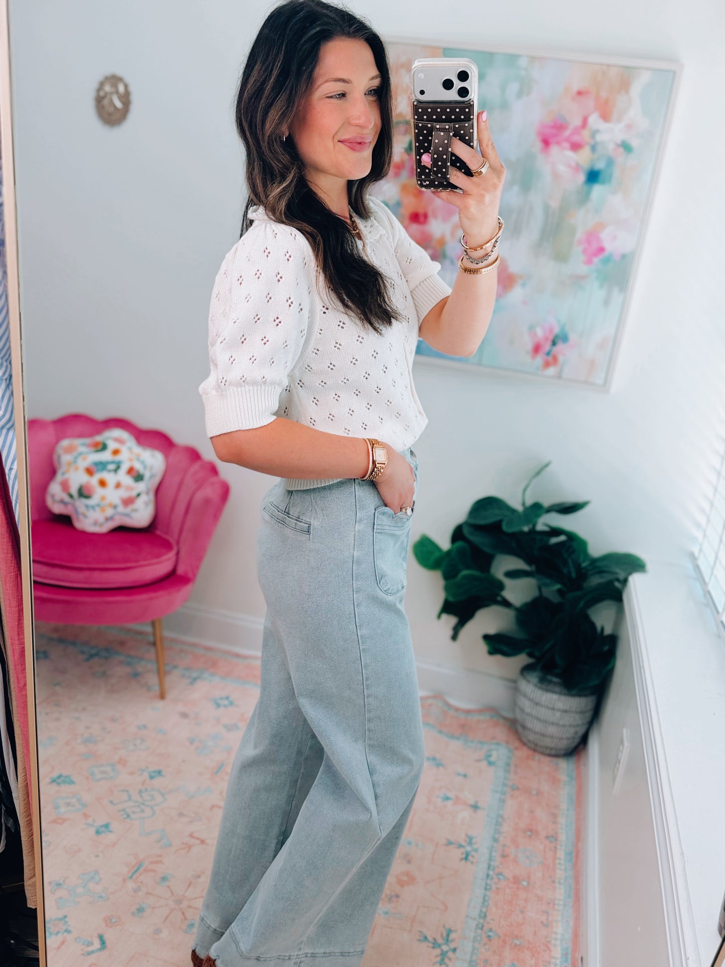 Amelia Scallop Denim