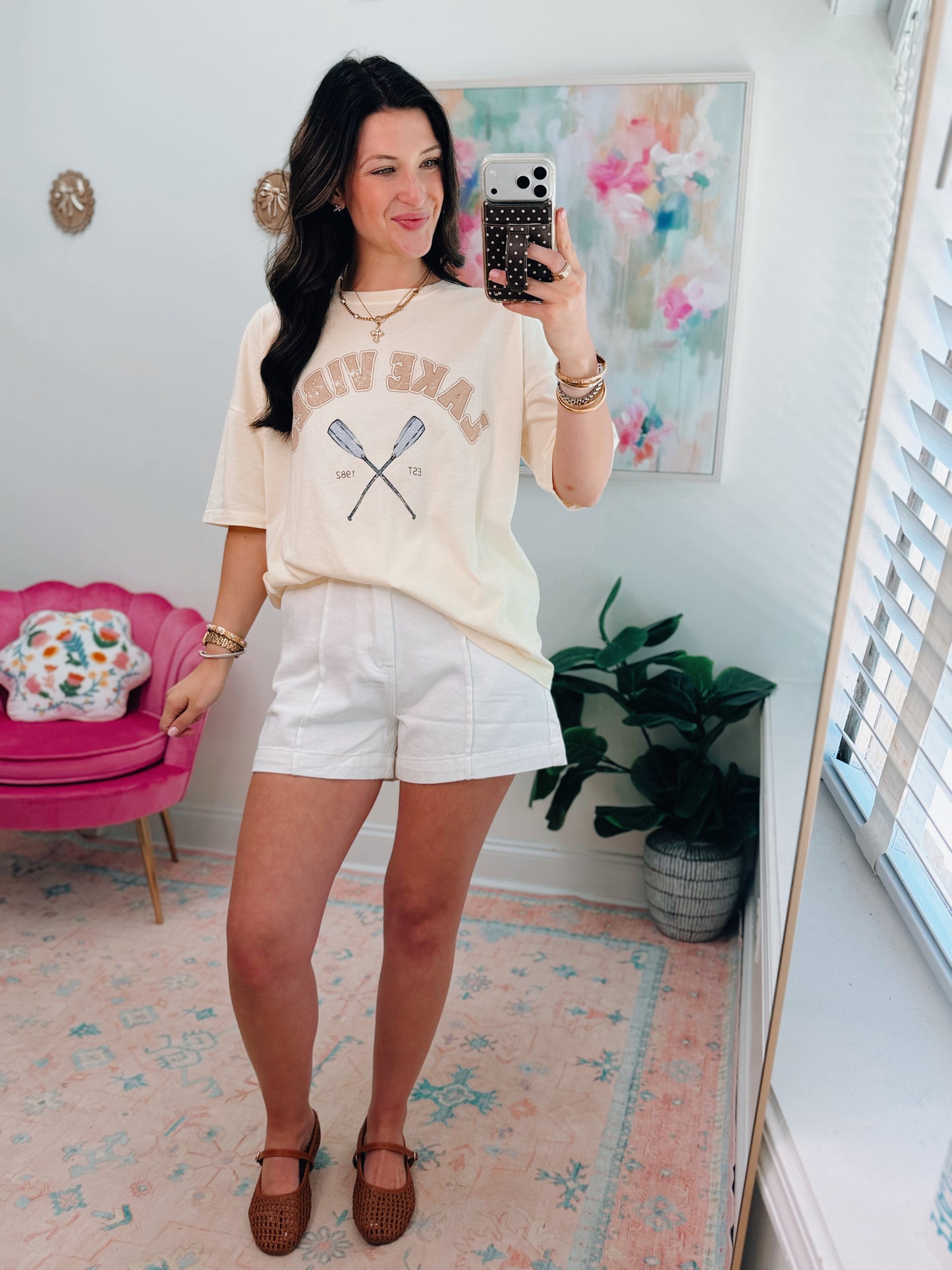 Lake Vibes Butter Yellow Tee