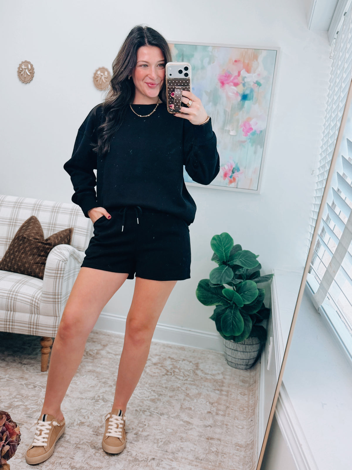 DOORBUSTER | Comfort Lux Shorts Set - Black