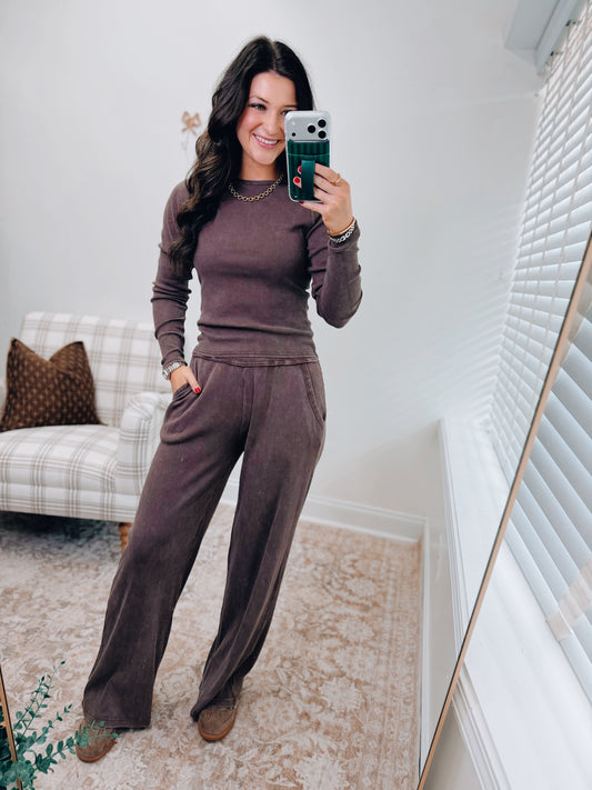 Drift Mineral Wash Cotton Lounge Set