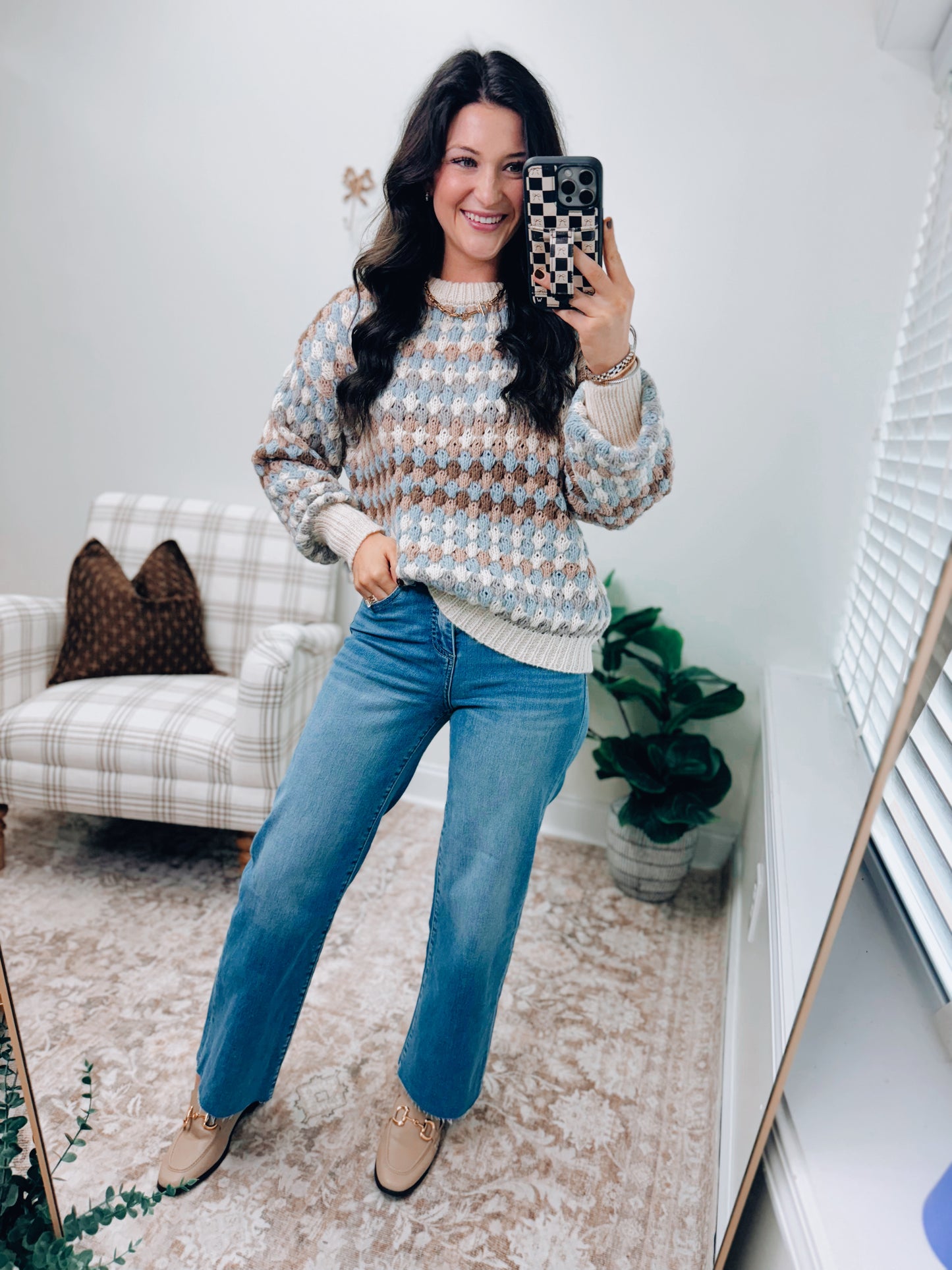 DOORBUSTER Multi Color Knit Sweater