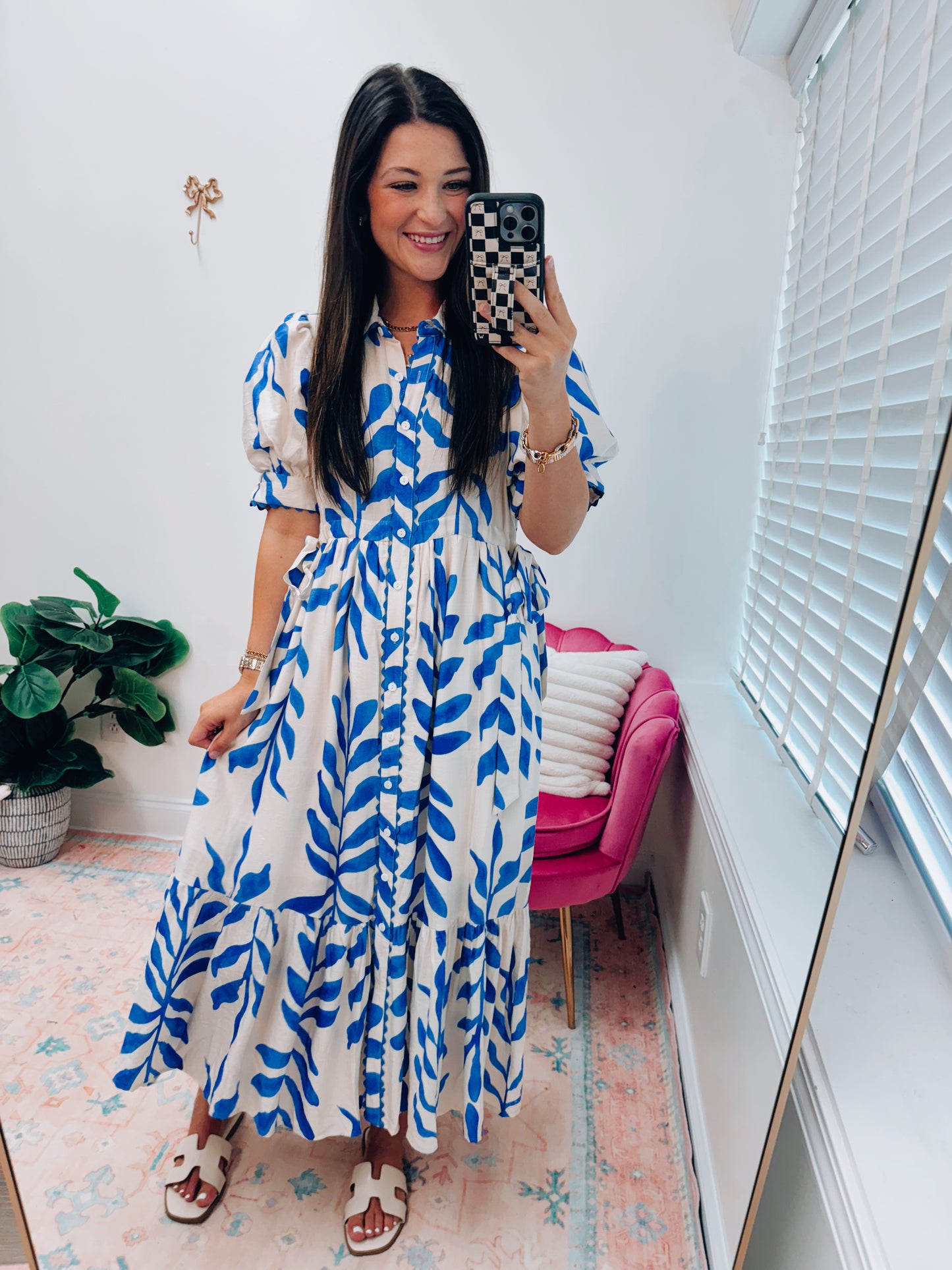 Maddie Scallop Midi Dress
