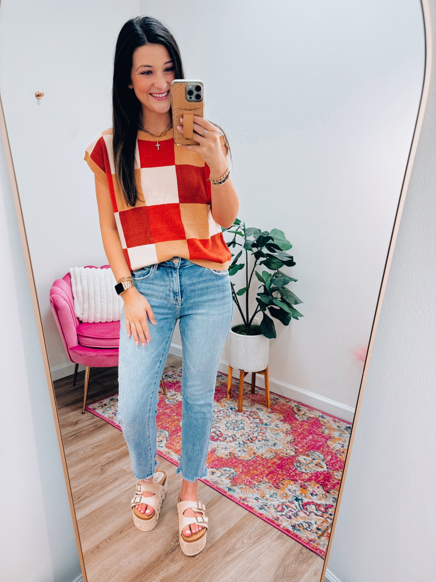 Ginny Color Block Sweater Top