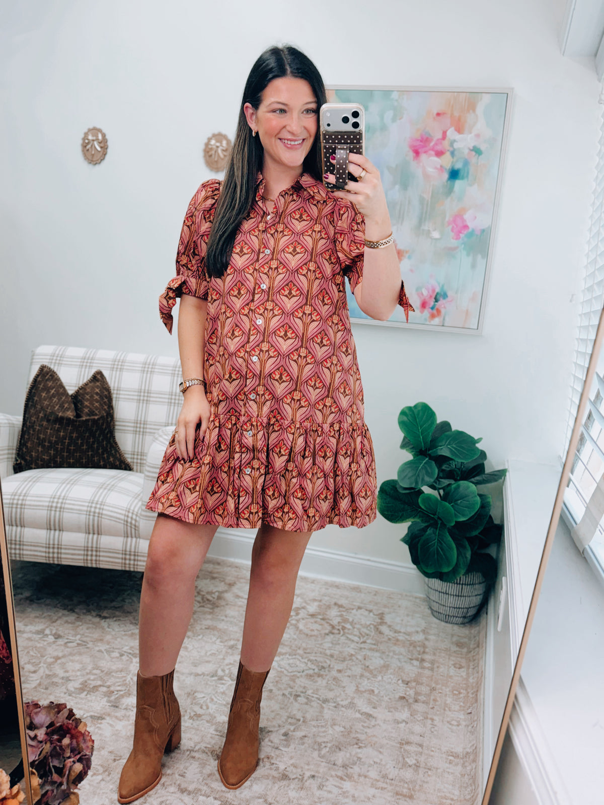 Parker Fall Mix Mini Dress