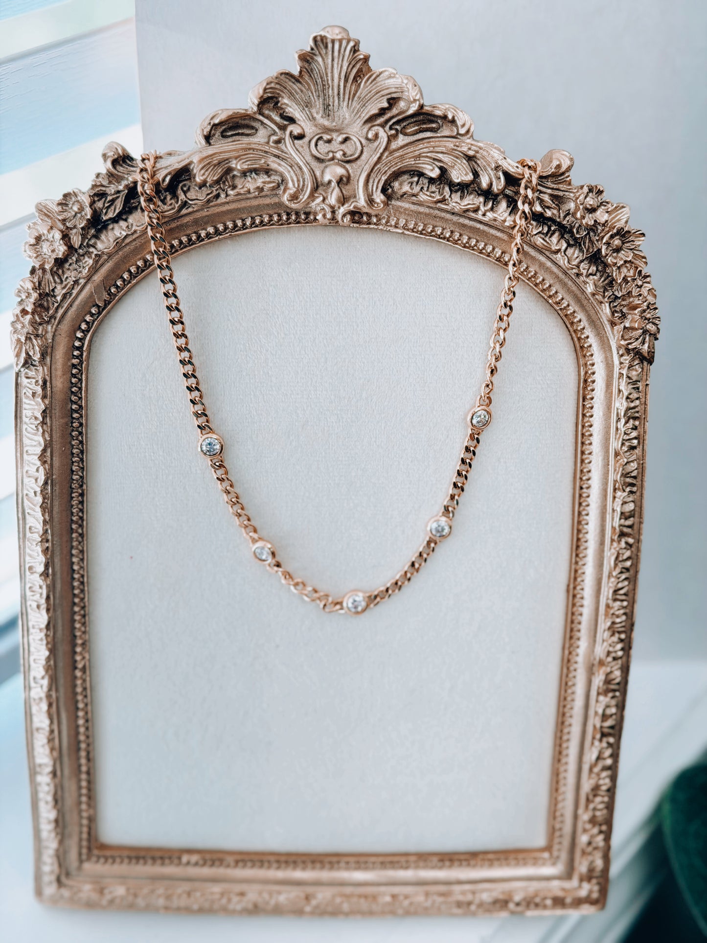 Quinn Cuban Necklace - 16k Gold Plated
