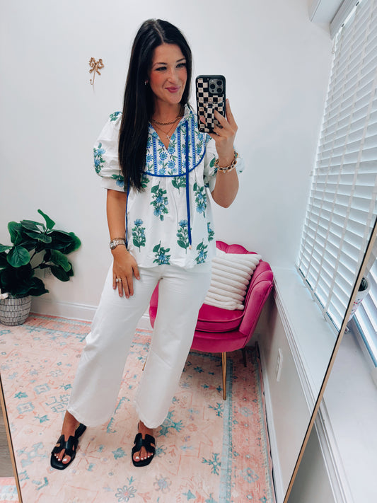 Callie Floral Top