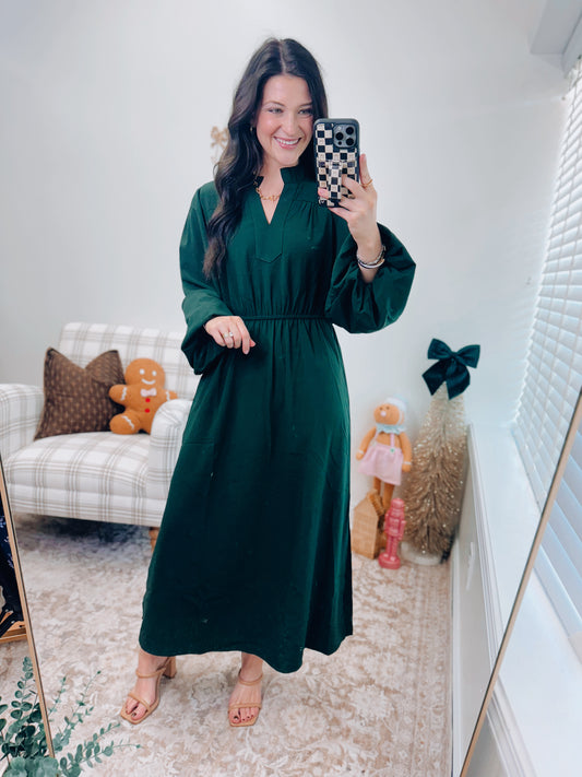 Forest Midi Dress