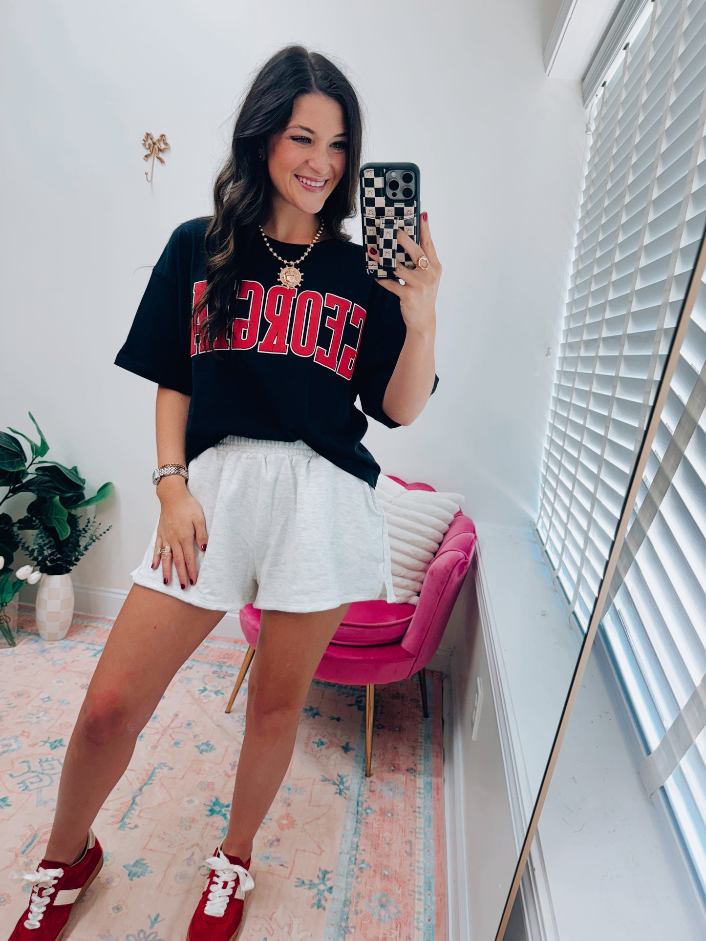 Georgia Puff Tee - Black