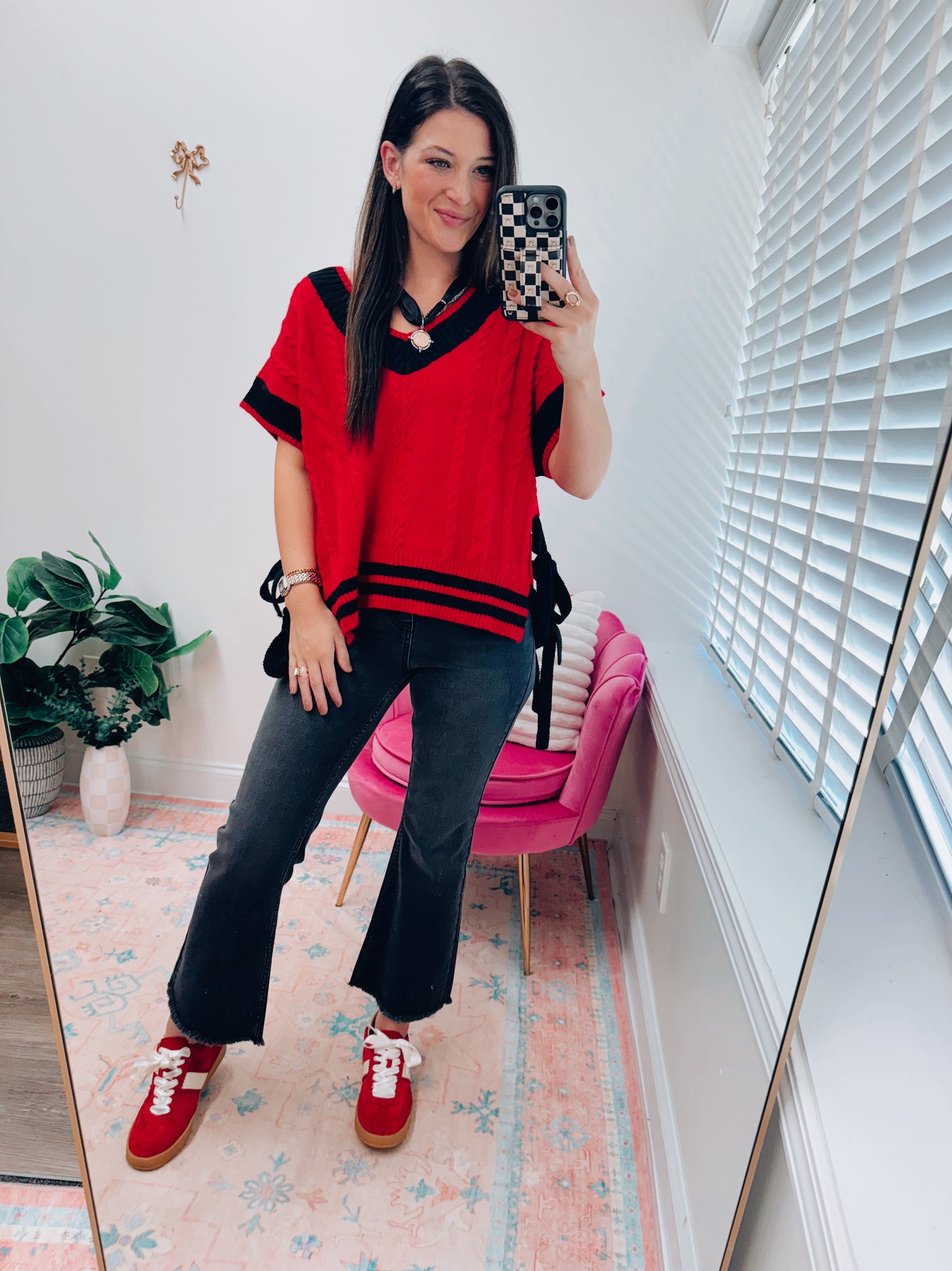 GameDay Knit Varsity Sweater Vest