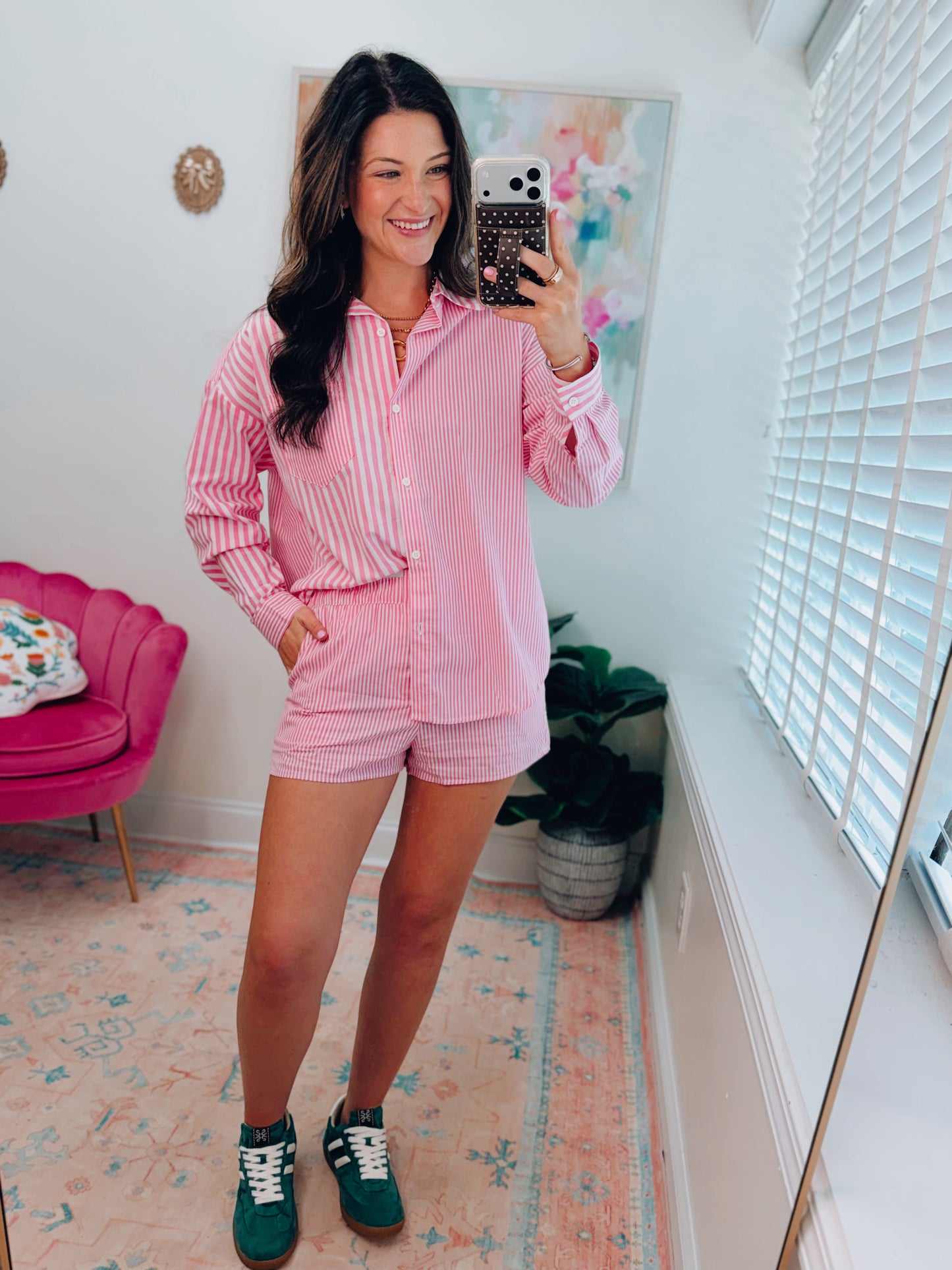 Indigo Striped Combo Boxer Shorts Set