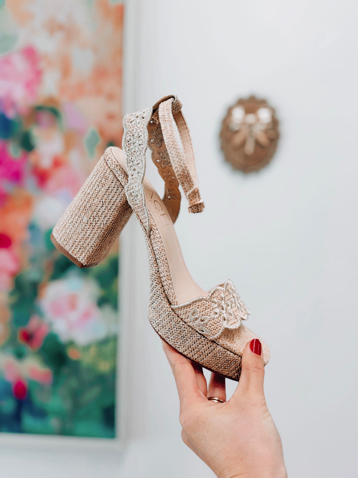Matisse Moorea Neutral Platform Heel