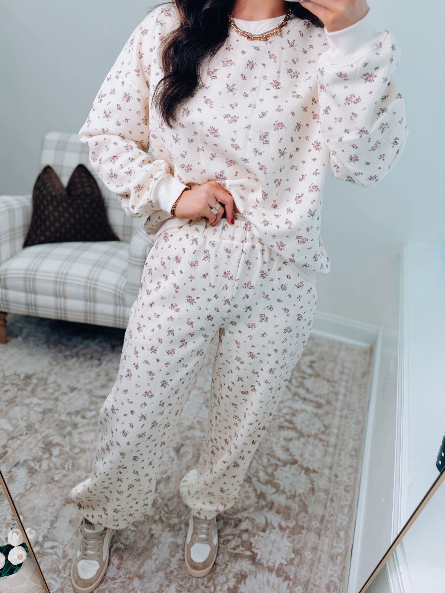 Daisy Lane Floral Joggers