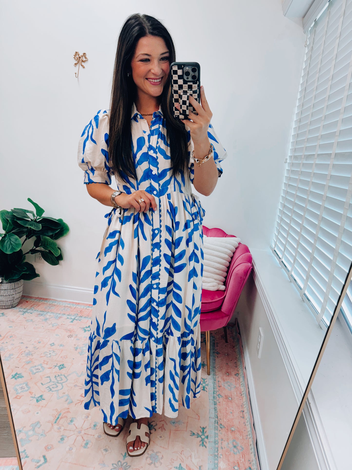 Maddie Scallop Midi Dress
