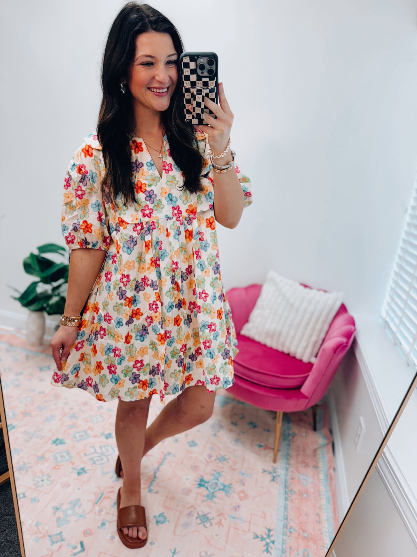 Polly Printed Mini Dress