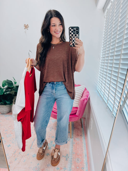 DOORBUSTER | Arlo Knit Pocket Top