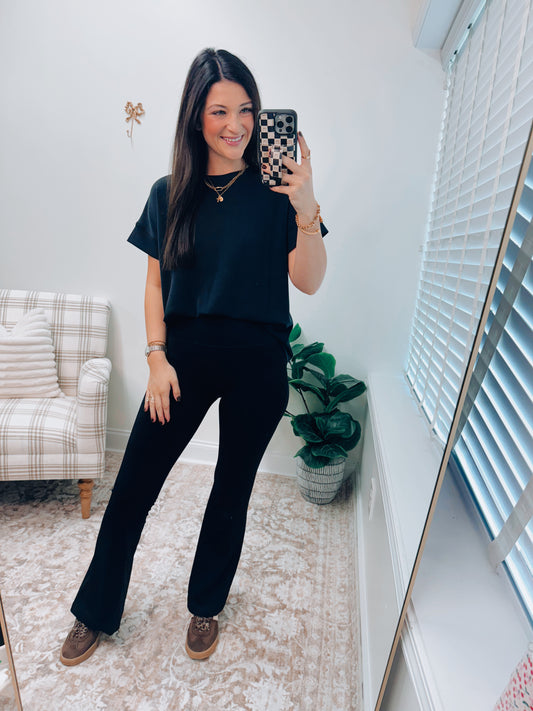 In Alignment High-Rise Yoga Pants - Black