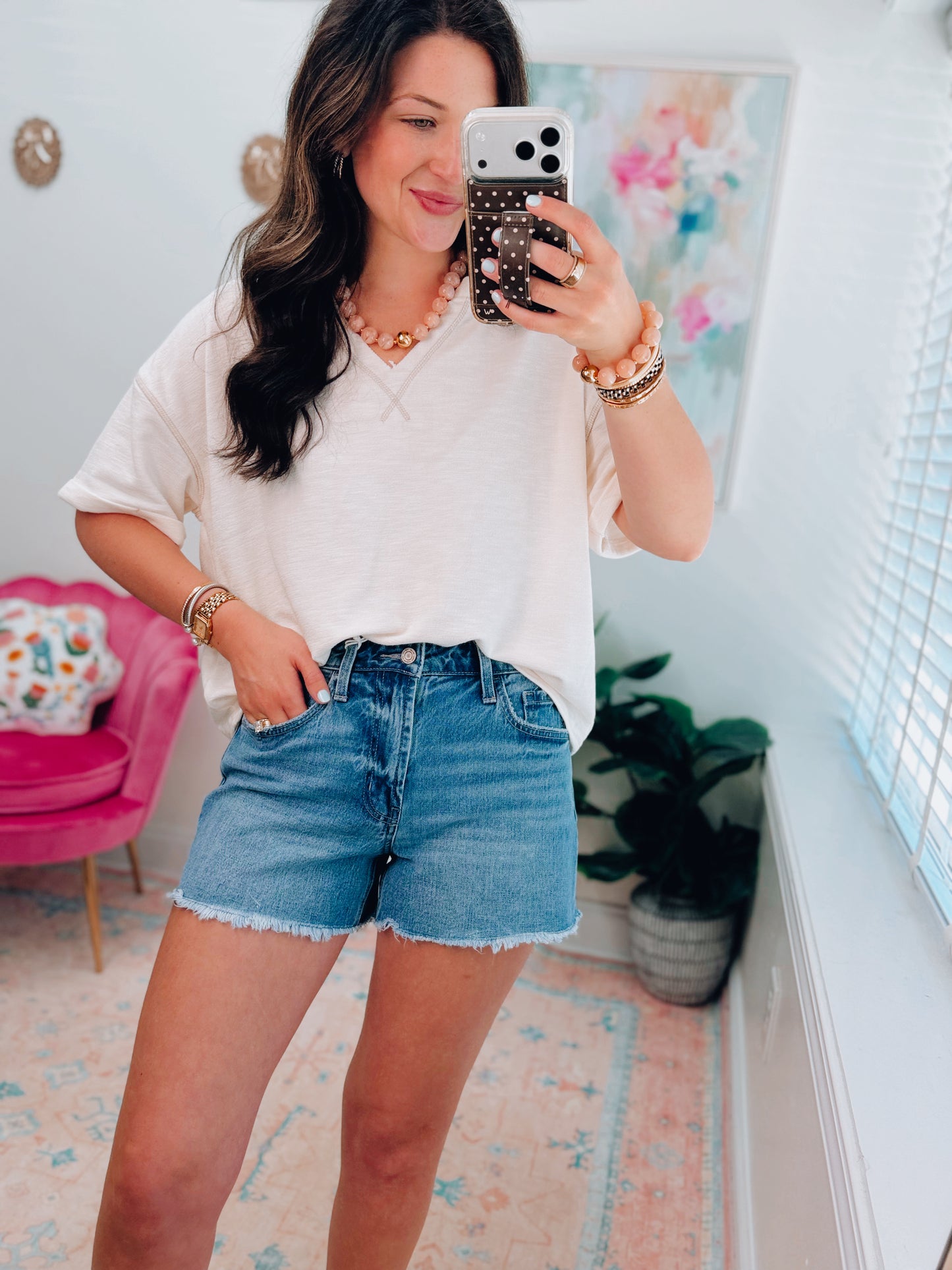 Amicably HR Denim Shorts