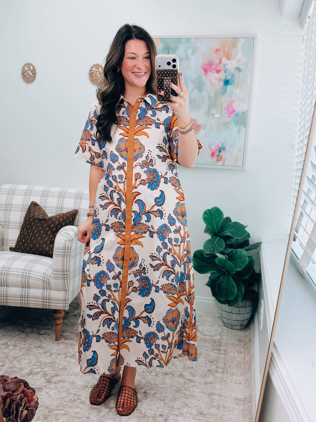 Maren Mix Midi Dress