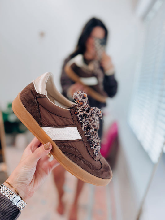 Dixie Chocolate Suede Sneaker