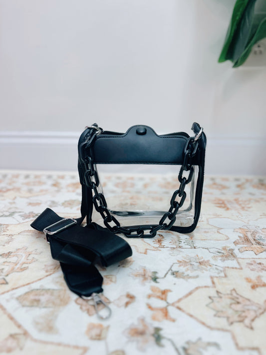 Clear Chain Crossbody