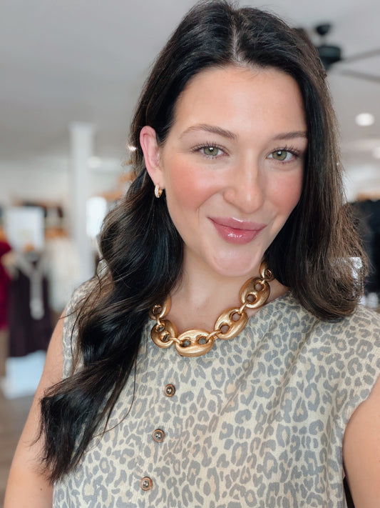 Statement Mariner Chain Necklace