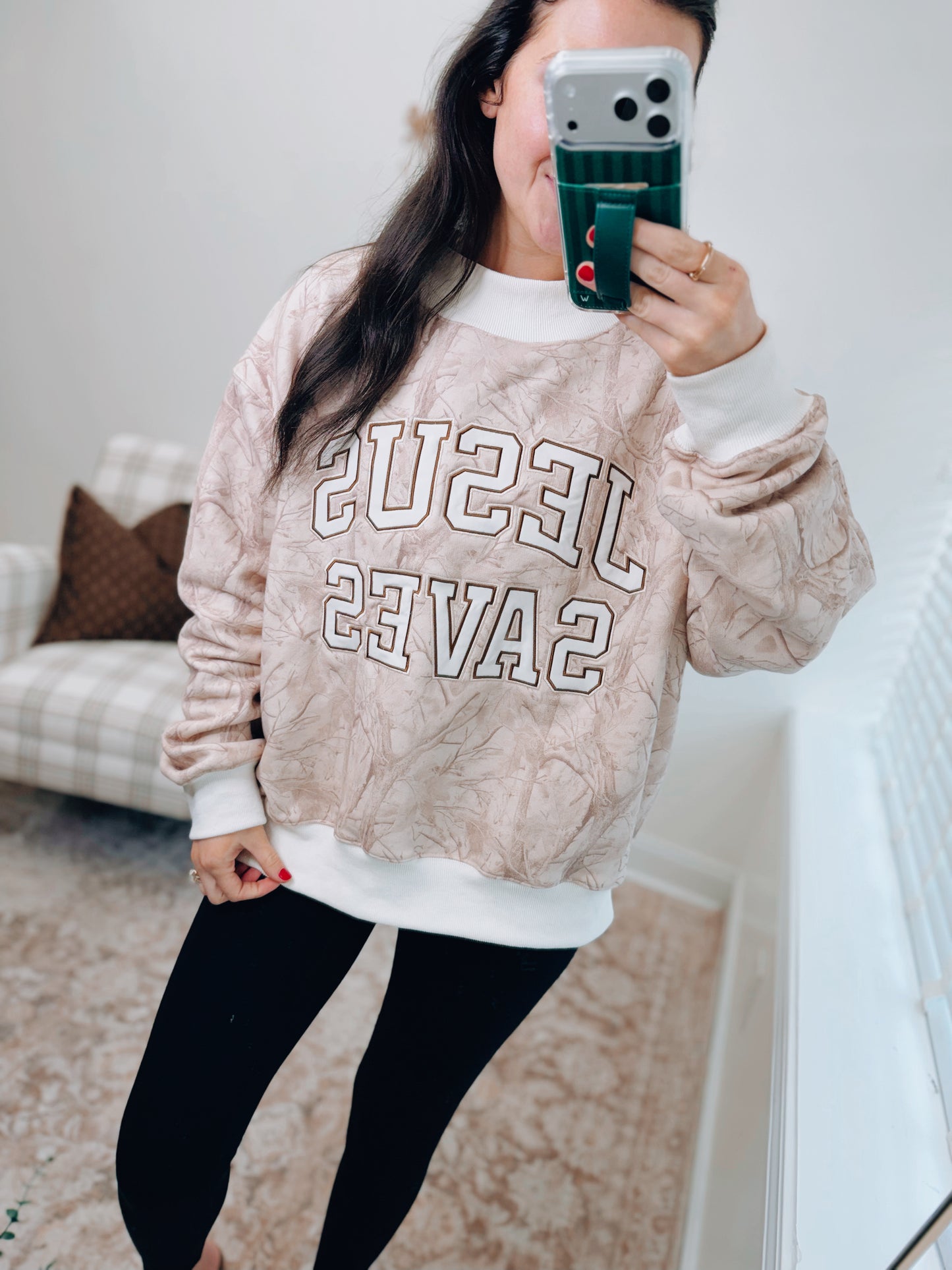 The Mock Club Pullover - Jesus Saves