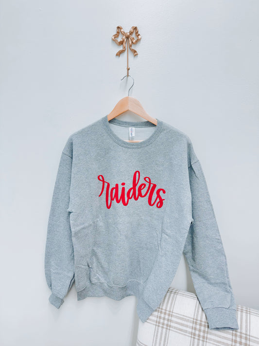 Raiders Puff Crewneck