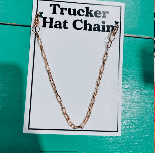 Paperclip Chain Trucker Hat Chain