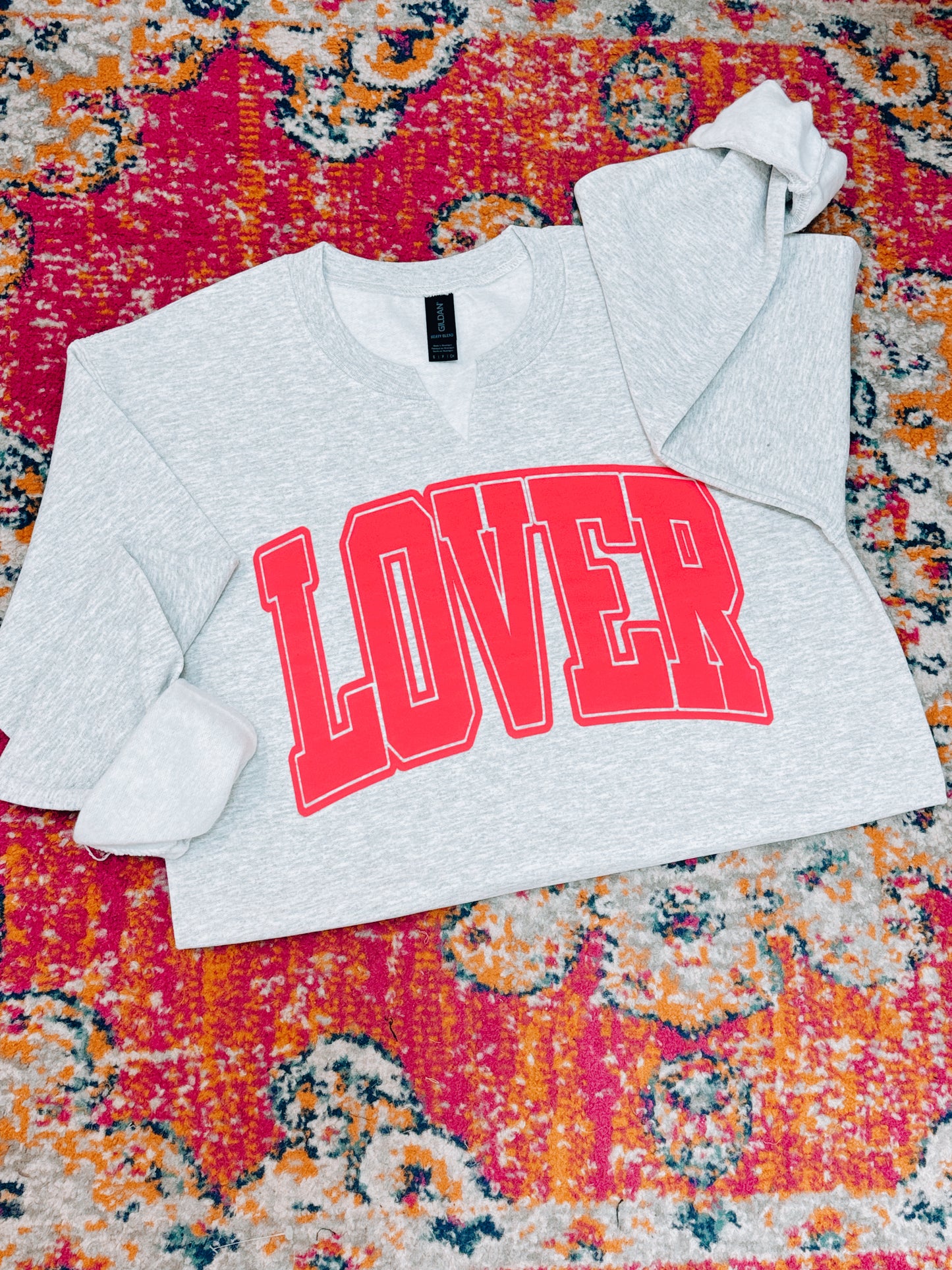 LOVER Notch Neck Crewneck