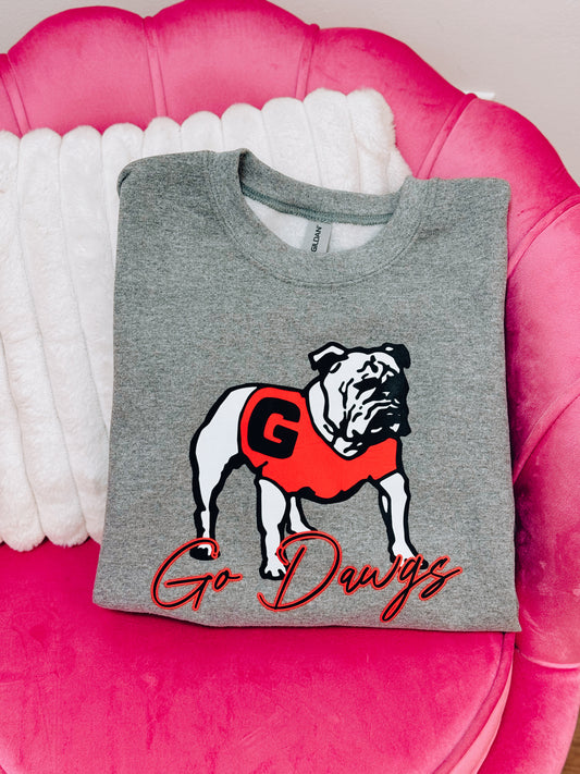 Go Dawgs Bulldog Sweatshirt