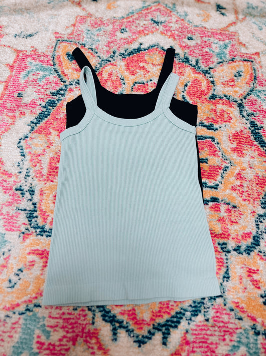 Dynamic Thick Ribbed Tank - Sage