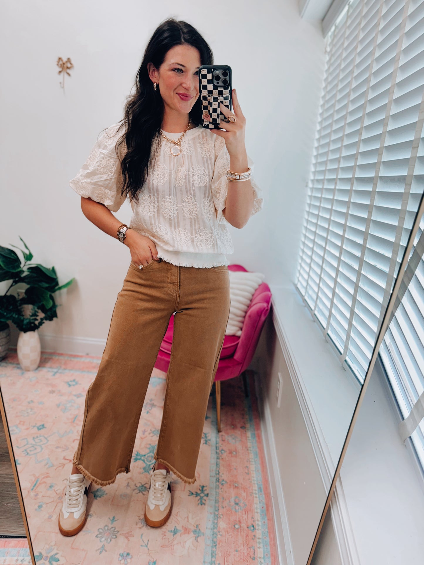 CURVY Harvest Risen Wide Leg Denim