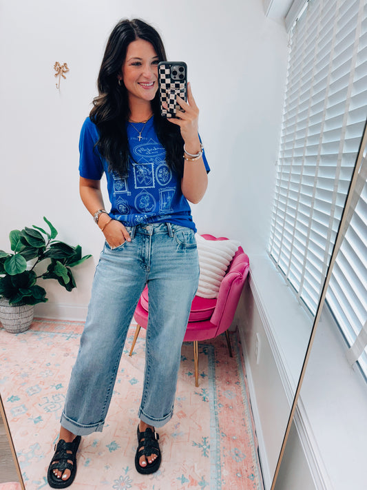 Boyfriend Cuff Risen Denim