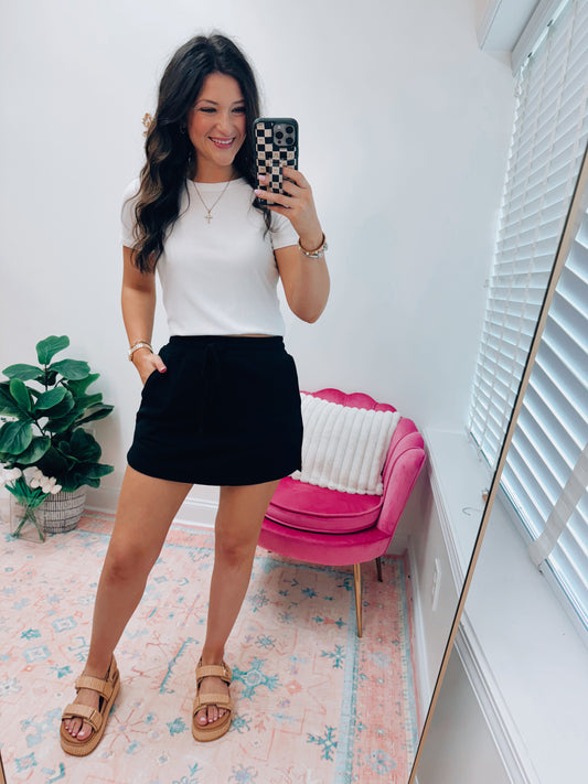 Moren Comfort Skort - Black