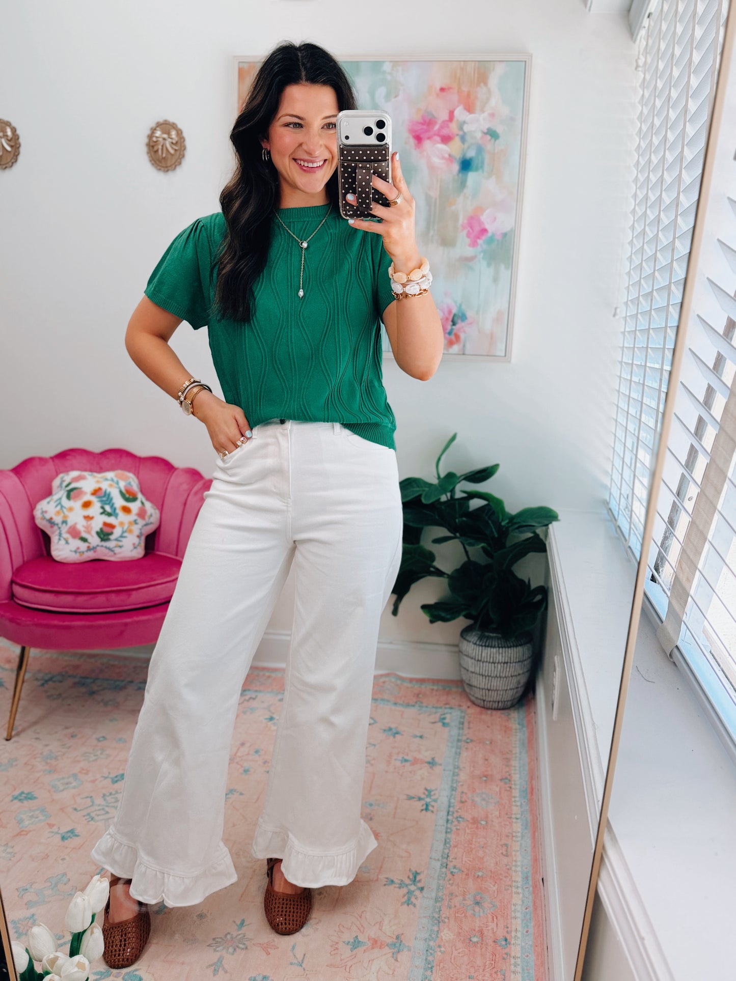 Kelly Wave Sweater Top