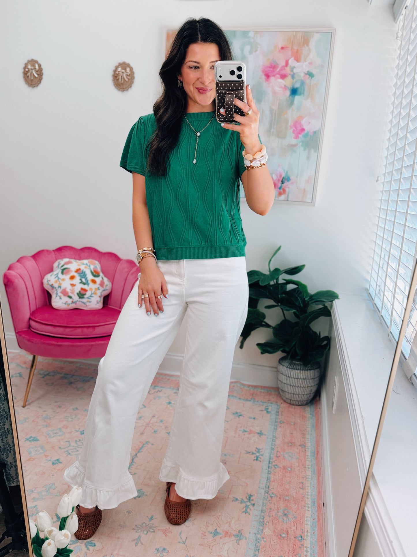 Kelly Wave Sweater Top