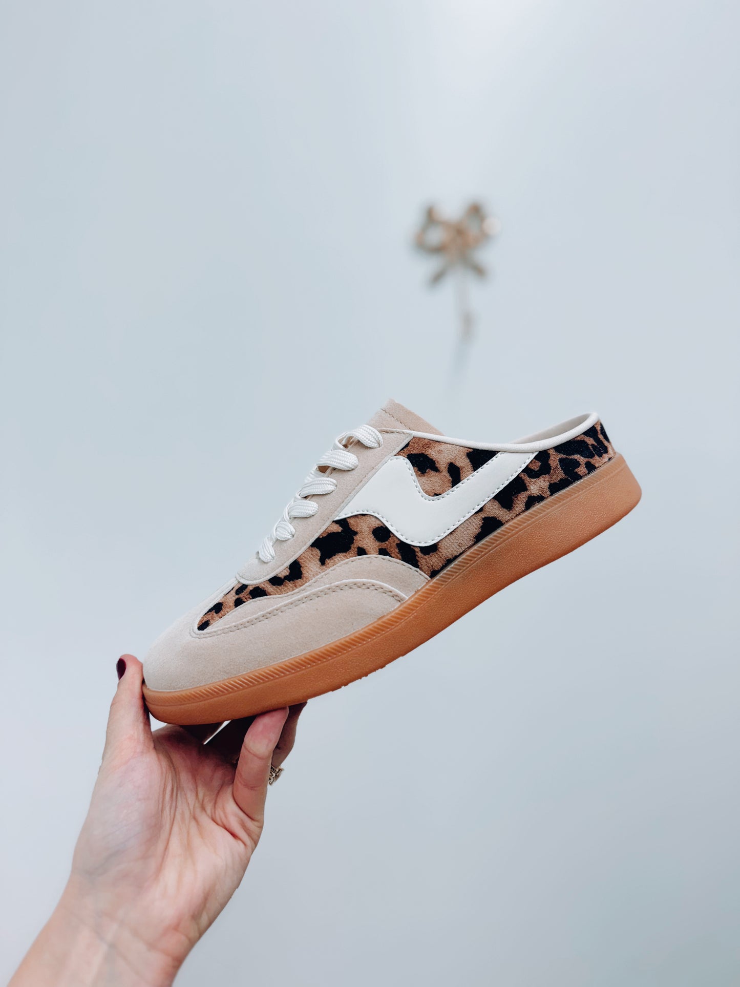 Lila Leopard Slip-On Sneakers