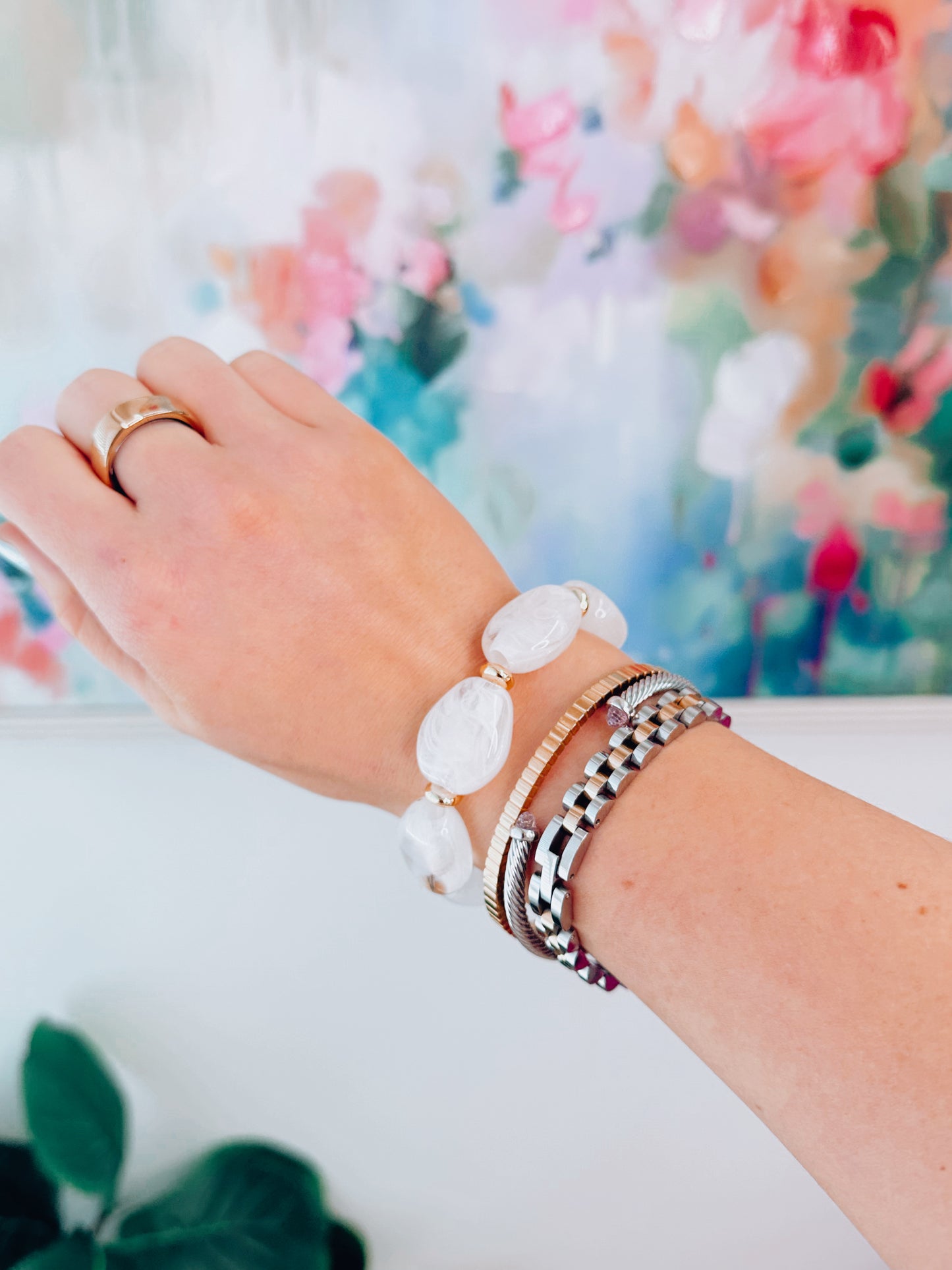 Noa Acrylic Beaded Bracelets