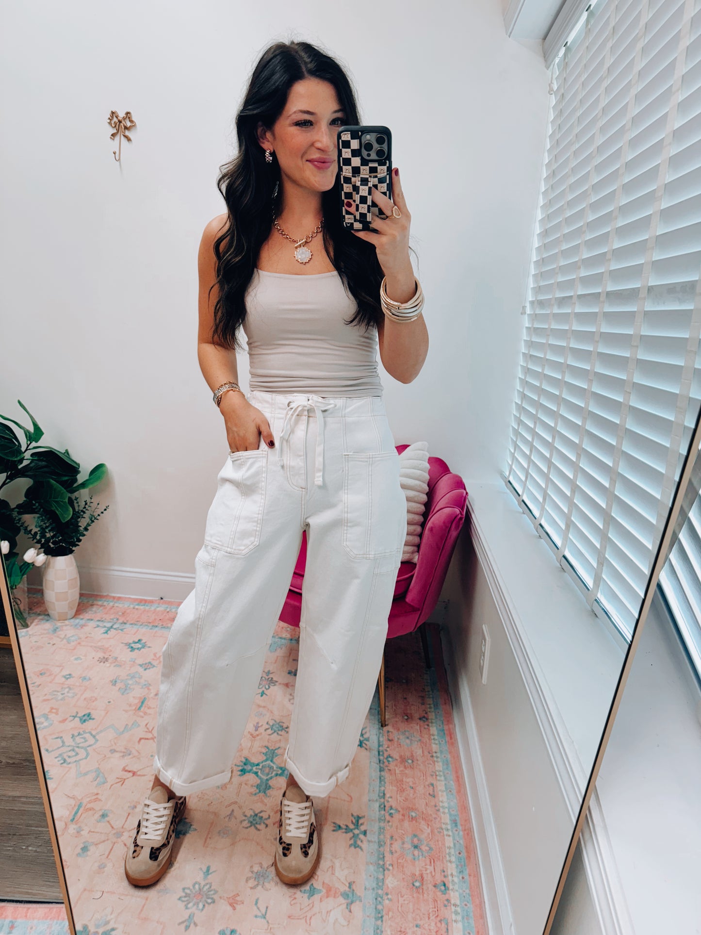 Kylan Risen Cream Barrel Denim