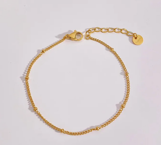Pleated Chain Bracelet