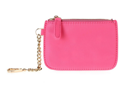 Classic Mini Keychain Wallet - Pink
