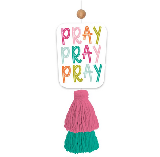 Mary Square Air Freshener | Pray