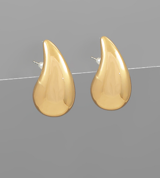 18K Gold Plated Waterdrop Earrings