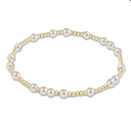 18K Gold Plated Luxe Pearl Beaded Bracelet - Pepa