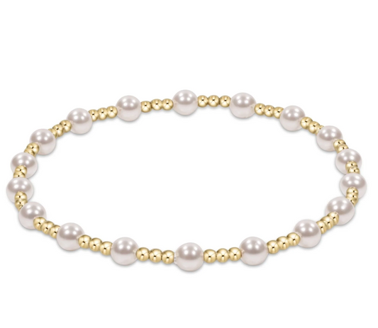 18K Gold Plated Luxe Pearl Beaded Bracelet - Jaycee