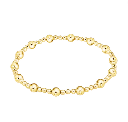 18K Gold Plated Luxe Beaded Bracelet - Lainey